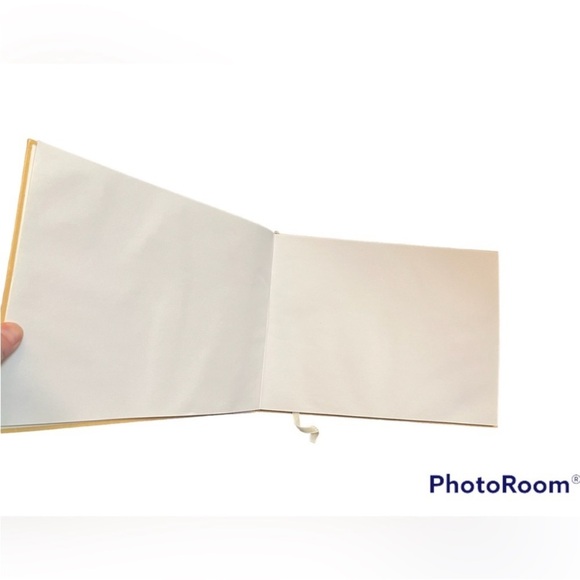 NEW! Guest Book cream 60 blank pages party wedding shower air bnb cottage - Picture 4 of 4